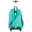 Mochila Carrinho Externo Sestini Rolling Crinkle 2 Azul - Turquesa