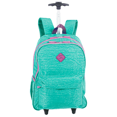 Mochila Carrinho Externo Sestini Rolling Crinkle 2 Azul - Turquesa