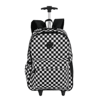 Mochila Carrinho Externo Sestini Rolling Grande Colorido - Xadrez