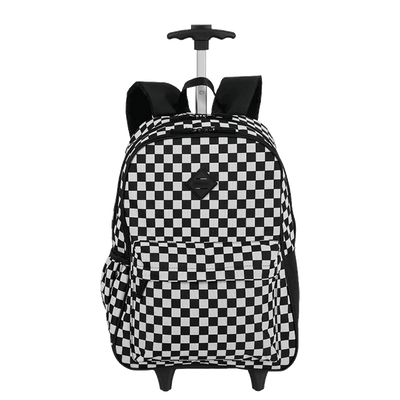 Mochila Carrinho Externo Sestini Rolling Grande Colorido - Xadrez