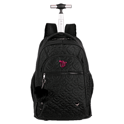 Mochila Carrinho Grande Capricho Crush - Preto