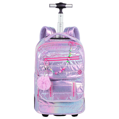 Mochila Carrinho Grande Sestini Wonder Moon - Metálico
