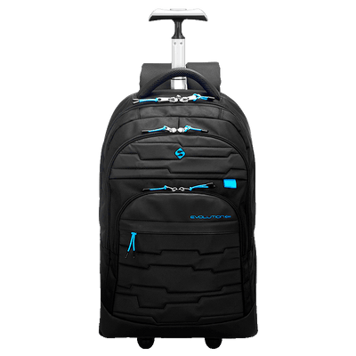 Mochila Carrinho Mega Rodas Sestini Evolution Dark Division - Preto