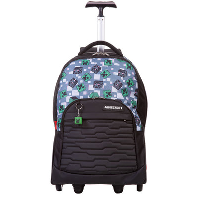 Mochila Carrinho Mega Rodas Minecraft Mosaico - Colorido