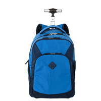Mochila Carrinho 2 Compartimentos Sestini Rolling 2 Double - Azul