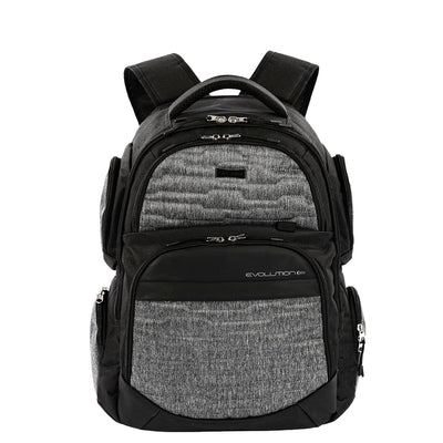 Mochila Grande 2 Compartimentos Sestini Evolution Ultra - Cinza Carbon