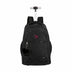 Kit  Mochila Carrinho Grande mais Lancheira 2 Compartimentos Abertura em U e Estojo Box Especial Capricho Crush - Preto
