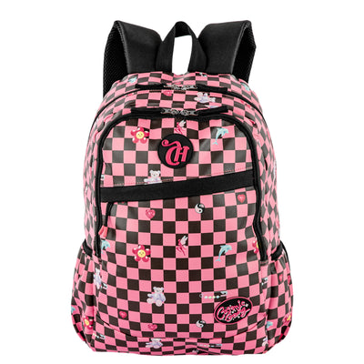 Mochila Grande 2 Compartimentos Capricho Pop Cosmic Gang Rosa - Pink