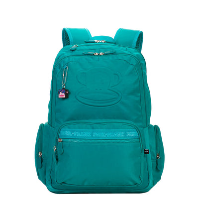 Mochila Grande 2 Compartimentos Paul Frank Classics Verde - Esmeralda