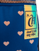 Mochila Grande 2 Compartimentos Capricho Wishes - Azul