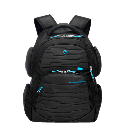 Mochila Grande 2 Compartimentos Sestini Evolution Dark Division - Preto
