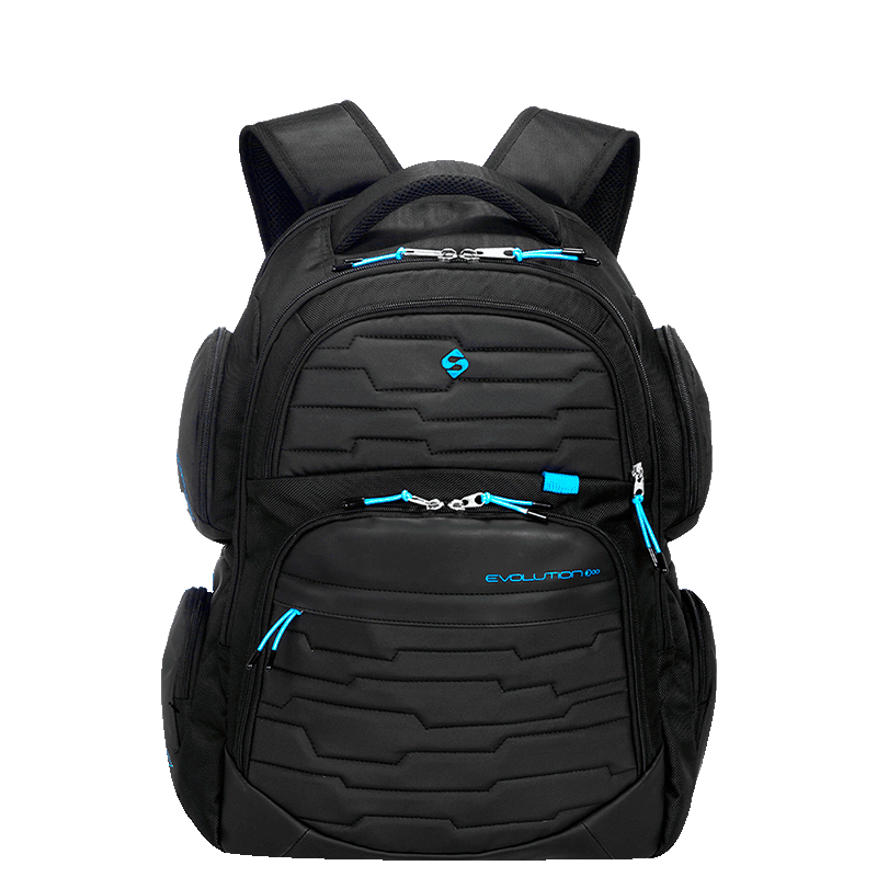 Mochila Grande 2 Compartimentos Sestini Evolution Dark Division - Preto