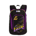 Mochila Grande 2 Compartimentos NBA Legend Lakers - Preto e Roxo