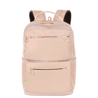 Mochila Grande 2 Compartimentos Notebook 15 Sestini Elegance Bege - Nude