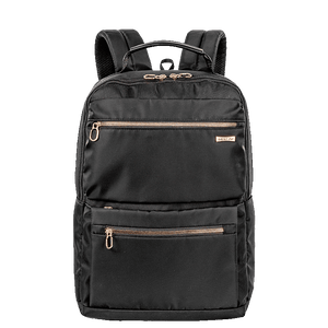 Mochila Grande 2 Compartimentos Notebook 15 Sestini Elegance - Preto