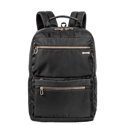Mochila Grande 2 Compartimentos Notebook 15 Sestini Elegance - Preto