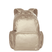 Mochila Grande 2 Compartimentos Paul Frank Bege - Light Gold