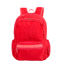 Mochila Grande 2 Compartimentos Paul Frank Classics Vermelho - Cereja