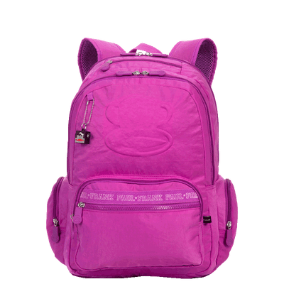 Mochila Grande 2 Compartimentos Paul Frank Classics - Orquídea