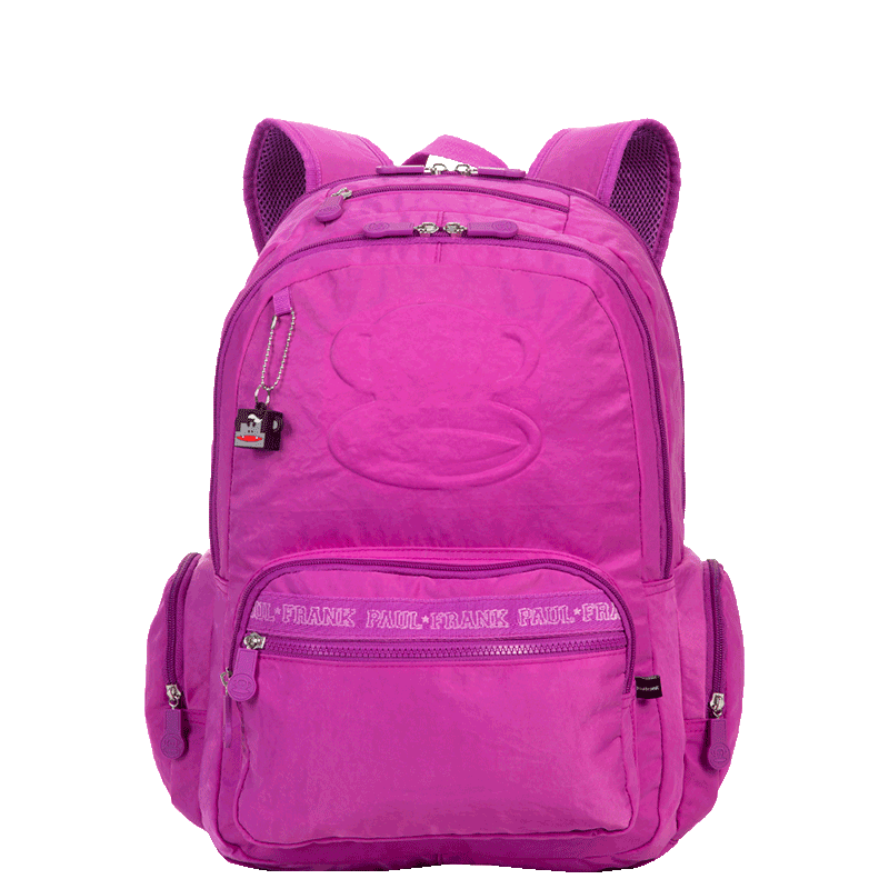 Mochila Grande 2 Compartimentos Paul Frank Classics - Orquídea