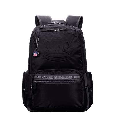 Mochila Grande 2 Compartimentos Paul Frank Classics Preto