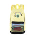 Kit  Mochila Grande e Estojo 2 Compartimentos Capricho Candy - Amarelo