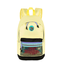 Mochila Grande Capricho Candy Popcorn - Amarelo