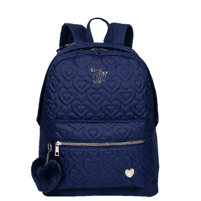 Mochila Grande Capricho Crush Azul Marinho