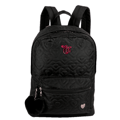 Mochila Grande Capricho Crush - Preto