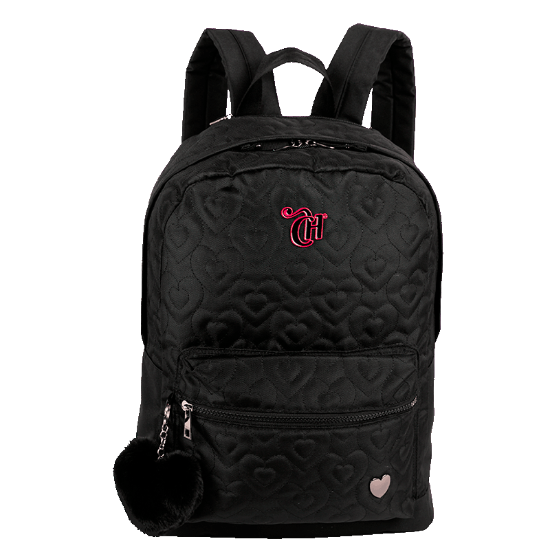 Mochila Grande Capricho Crush - Preto