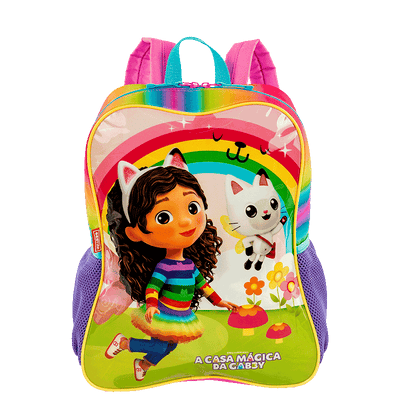 Mochila Grande Gabby Fadas - Colorido
