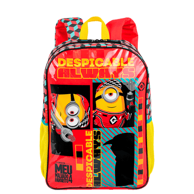 Mochila Grande Meu Malvado Favorito - Colorido