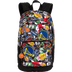 Mochila Grande NBA Begins Logos - Preto