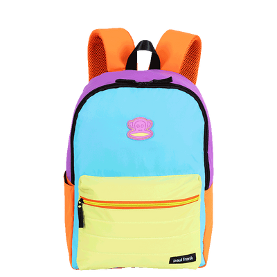Mochila Grande Paul Frank Authentic - Orange Mix