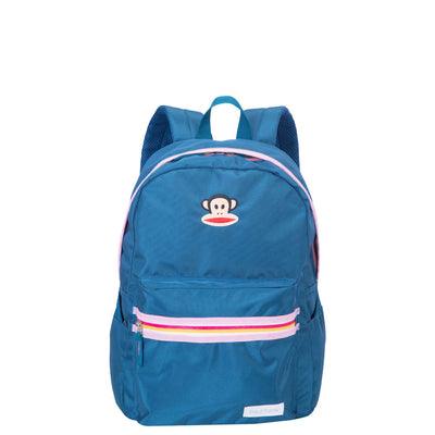 Mochila Grande Paul Frank Customs Azul - Petróleo