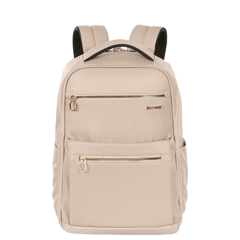 Mochila Grande Slim Notebook 15 Sestini Elegance Bege - Nude
