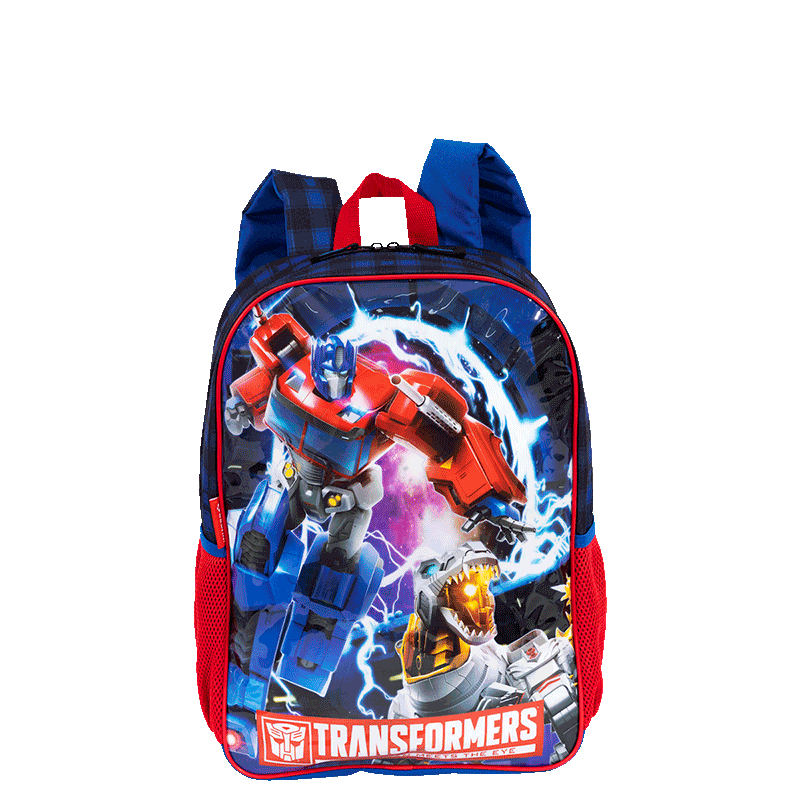 Mochila Grande Transformers Optimus - Colorido