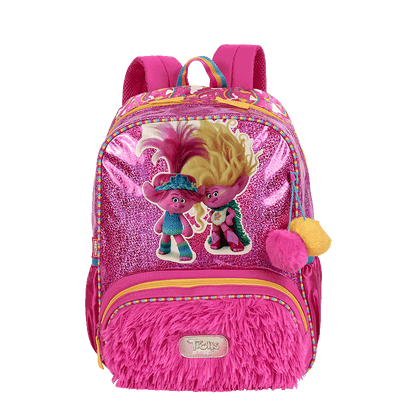Mochila Grande Trolls Sisters - Colorido