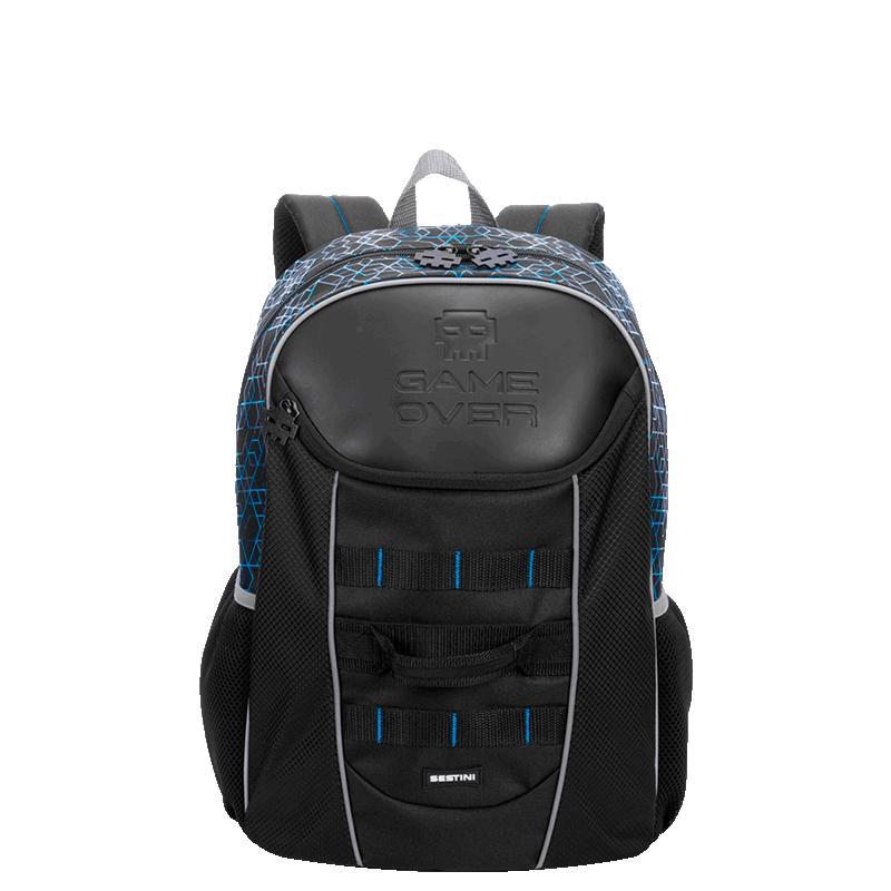 Mochila Grande Sestini X Game Over - Colorido