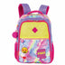 Kit  Mochila Grande mais Lancheira Grande e Estojo 2 Compartimentos Sestini X Good Vibes - Colorido