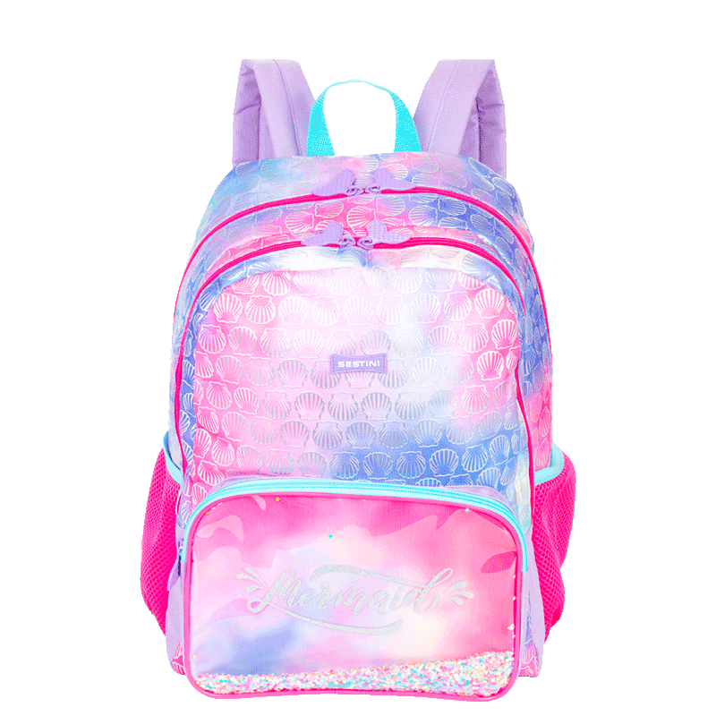 Mochila Grande Sestini X Mermaid - Colorido