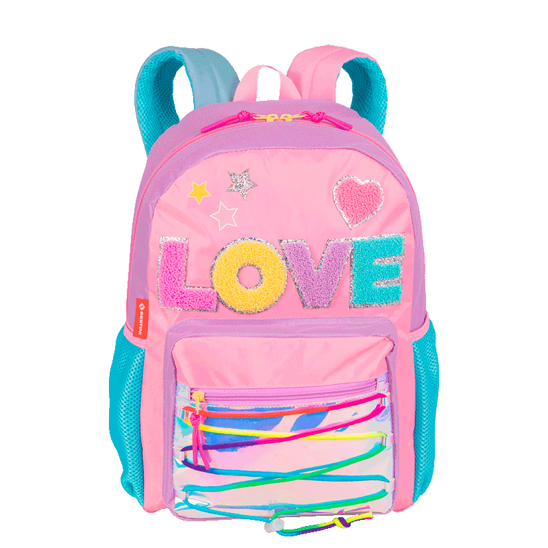 Mochila Grande Sestini Colors Girls - Colorido