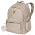 Mochila Grande 2 Compartimentos Capricho Crush Dourado