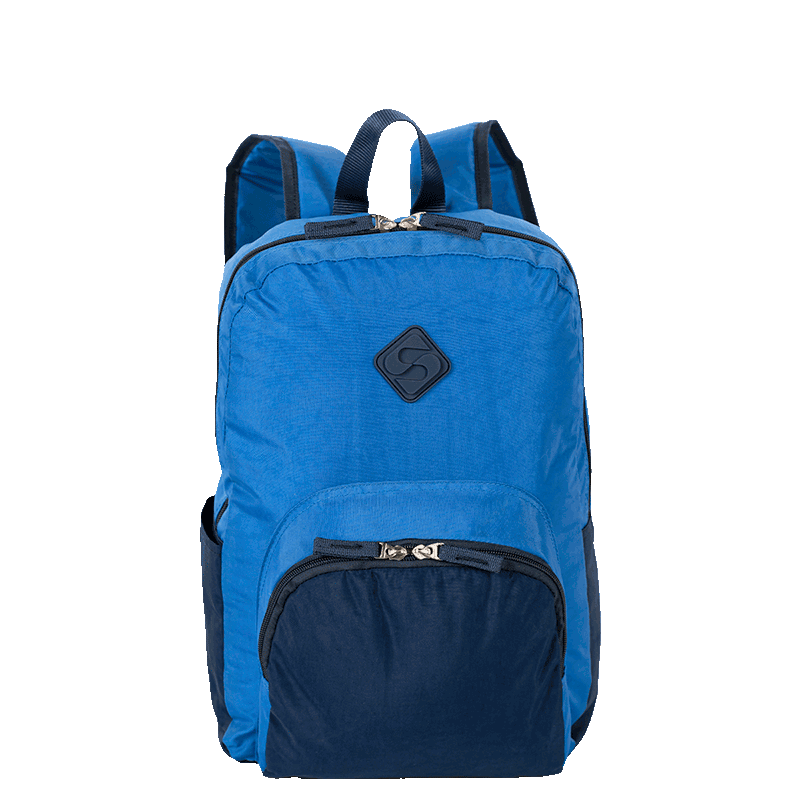 Mochila Sestini Happy  Crinkle 2 Double - Azul