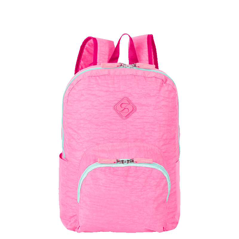 Mochila Sestini Happy  Crinkle 2 Double Rosa - Pink