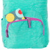 Mochila Sestini Happy  Crinkle 2 Double Azul - Turquesa