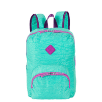 Mochila Sestini Happy  Crinkle 2 Double Azul - Turquesa
