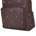 Mochila Média Sestini Monograma - Marrom