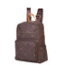 Mochila Média Sestini Monograma - Marrom
