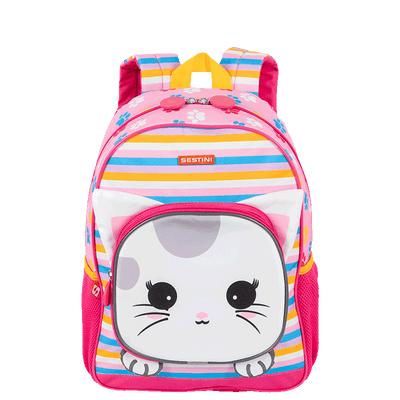 Mochila Média Sestini Kids Cat 4 - Colorido